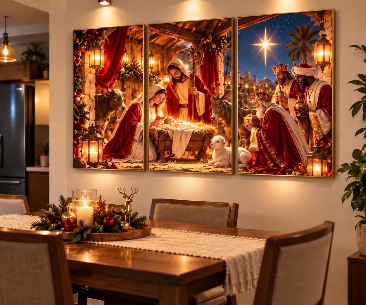 ✨Nacimiento De Jesús| Cuadro Típico Navideño 🎄🎇